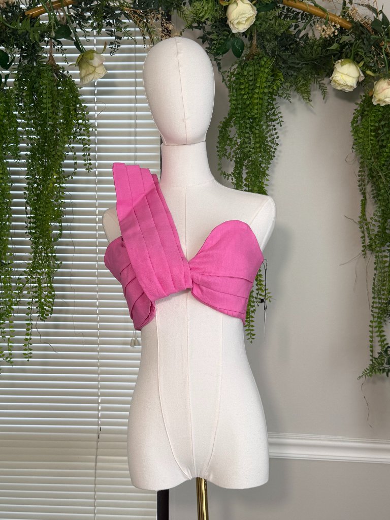 Diana Kassabov | Ibiza Top In Pink (Silver Buttons)